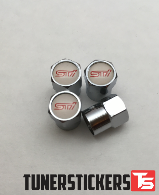 STI Subaru Valve Caps