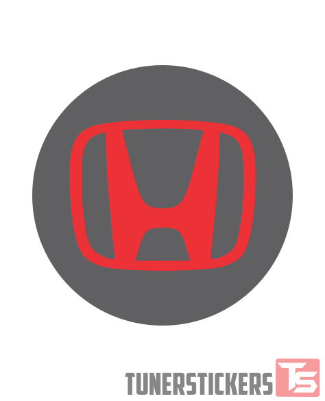 Honda Logo Center Cap Stickers Tuner Stickers