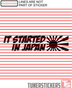 It Started In Japan