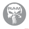 The Punisher RAM Logo Gear Knob Sticker