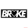BROKE Box Slap Sticker